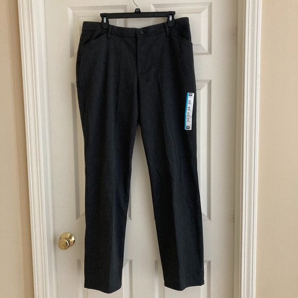 Lee Heather Gray Relaxed Fit "All Day Pant" - 14 Long - New with Tags - Picture 1 of 7
